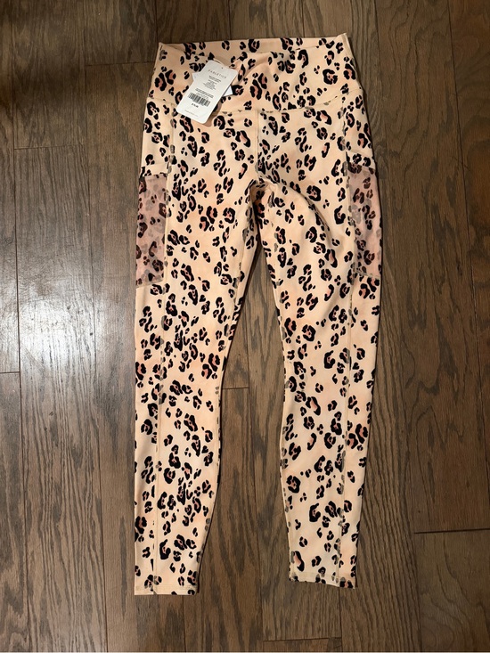 Fabletics Pants - NWT Fabletics Leopard Print Active Leggings with Side Mesh Panels